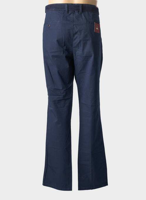 Pantalon chino tissage popeline taille normale bleu PIONEER homme