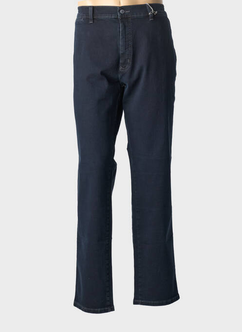 Pantalon chino tissage popeline taille normale bleu PIONEER homme