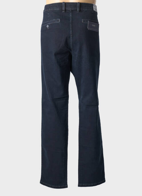Pantalon chino tissage popeline taille normale bleu PIONEER homme