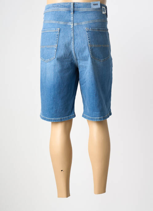 Bermuda tissage denim taille normale bleu PIONEER homme