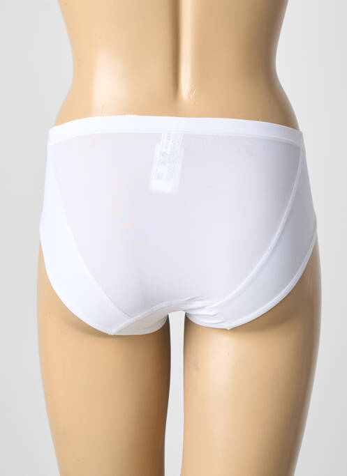 Culotte effet matière satinée blanc SLOGGI femme