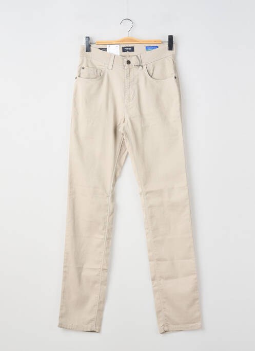 Jeans coupe slim beige PIONEER homme