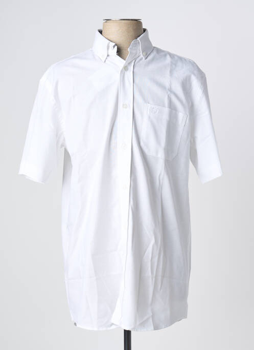Chemise manches courtes blanc ARMORIAL homme