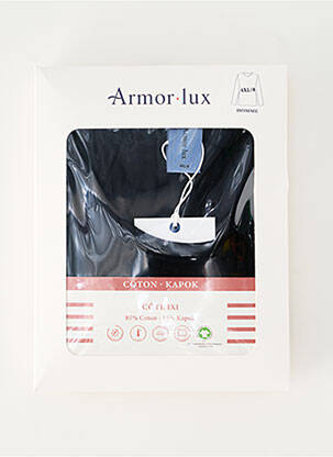 T-shirt stretch manches longues noir ARMOR LUX homme
