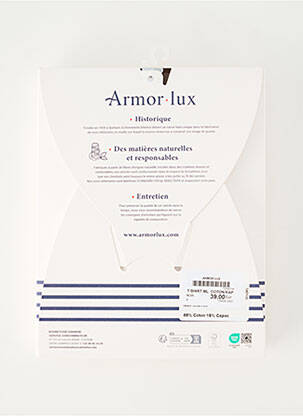 T-shirt stretch manches longues noir ARMOR LUX homme