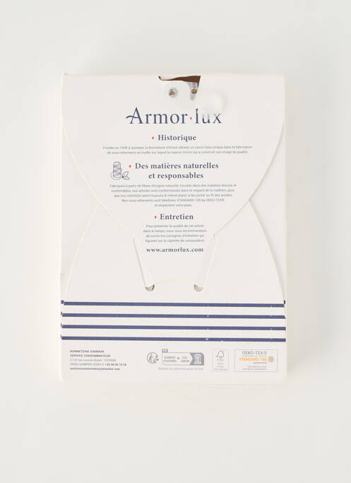 Culotte stretch blanc ARMOR LUX femme