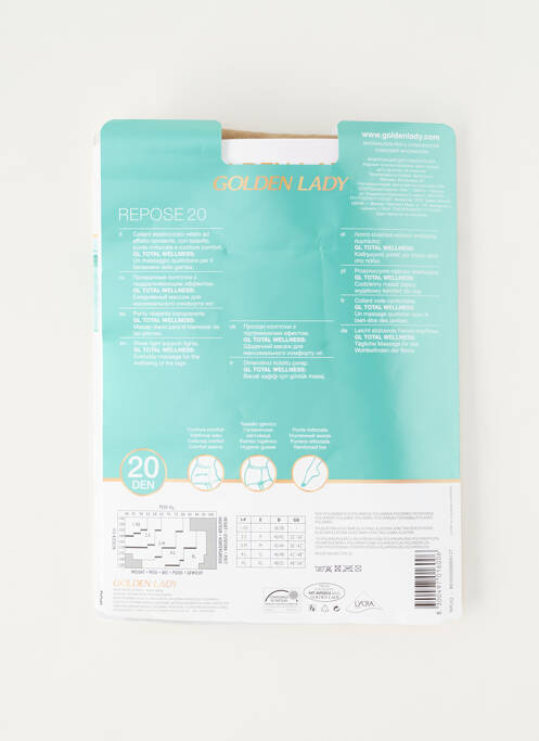 Collants chair GOLDEN LADY femme