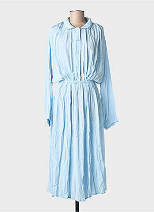 Robe longue manches longues manches longues bleu ARTLOVE femme