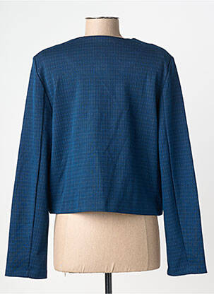 Veste casual col rond bleu B.YOUNG femme