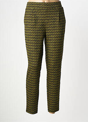 Pantalon slim poches vert ICHI femme