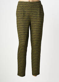 Pantalon slim poches vert ICHI femme