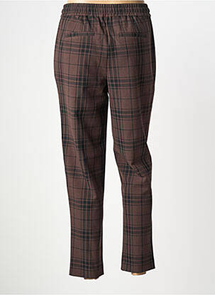 Pantalon 7/8 taille élastique marron B.YOUNG homme
