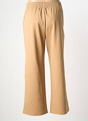 Pantalon 7/8 taille élastique beige B.YOUNG femme