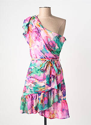 Robe courte rose MORGAN femme