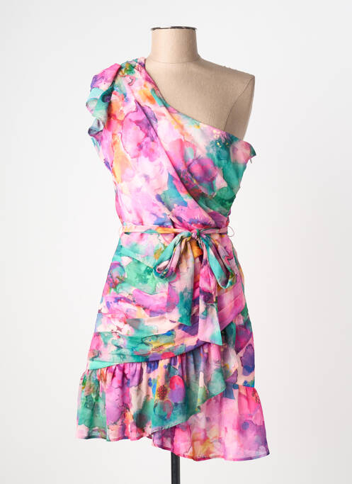 Robe courte rose MORGAN femme