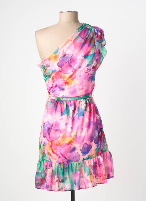 Robe courte rose MORGAN femme