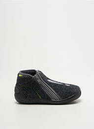 Chaussons/pantoufles fermeture zippée bout rond gris BOPY garcon
