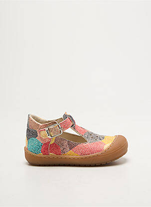 Bottillons fermeture boucle(s) bout rond jaune BOPY fille