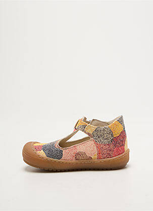 Bottillons fermeture boucle(s) bout rond jaune BOPY fille