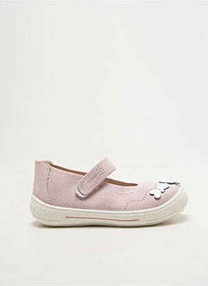 Ballerines semelle amovible bout rond rose SUPERFIT fille