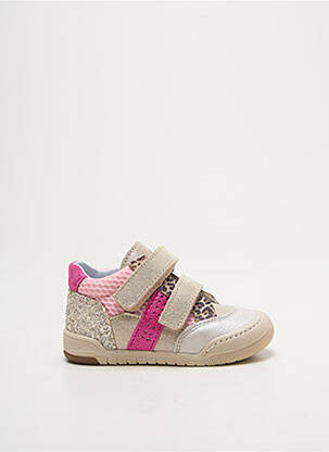Baskets rose BOPY fille