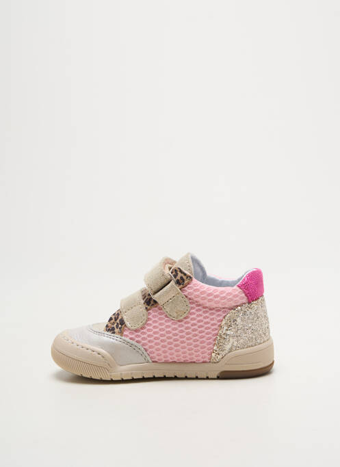 Baskets rose BOPY fille