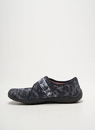 Chaussons/pantoufles tissage satiné bout rond argent SUPERFIT fille