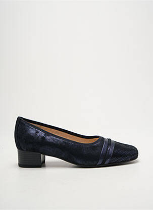 Ballerines talon bas talon plat jusqu'à 3cm bleu ARTIKA SOFT femme