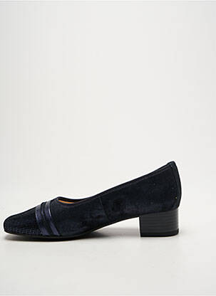 Ballerines talon bas talon plat jusqu'à 3cm bleu ARTIKA SOFT femme