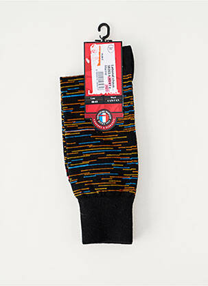 Chaussettes imprimé fantaisie noir LABONAL homme