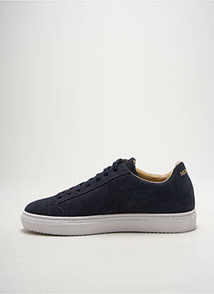 Baskets nubuck bout rond bleu NEWLAB unisexe