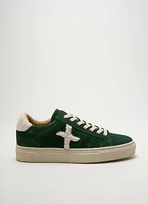 Baskets nubuck bout rond vert NEWLAB unisexe