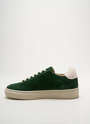 Baskets nubuck bout rond vert NEWLAB unisexe