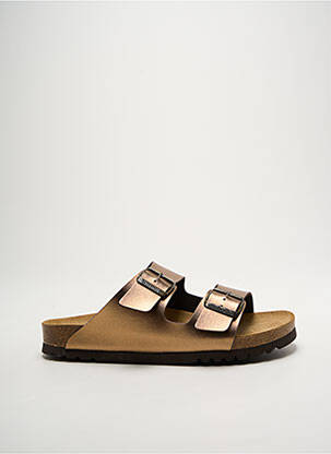 Mules/sabots matière lisse talon plat jusqu'à 3cm marron SCHOLL femme