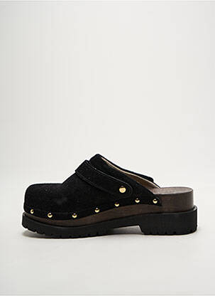 Mules/sabots nubuck talon de 4 à 6cm noir SCHOLL femme