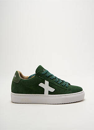 Baskets nubuck bout rond vert NEWLAB unisexe