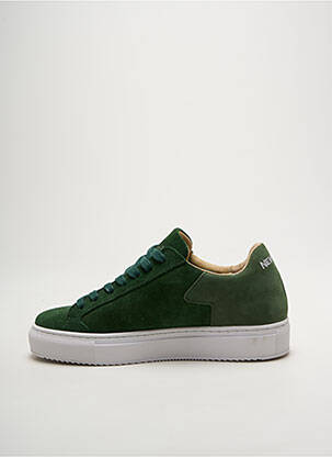 Baskets nubuck bout rond vert NEWLAB unisexe