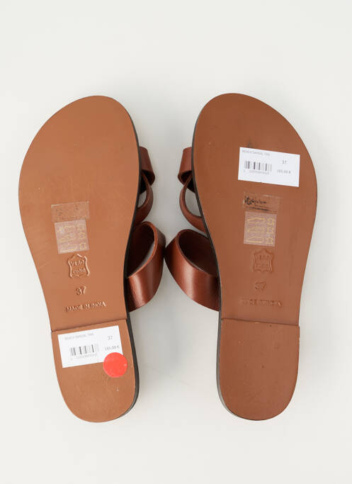 Tongs marron MARLO femme