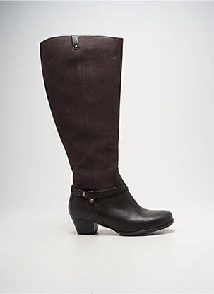 Bottes cubain talon de 4 à 6cm marron JENNY ARA femme