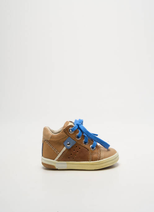 Baskets marron NOËL garçon