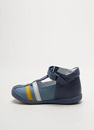 Ballerines voute plantaire bout rond bleu MINIBEL fille