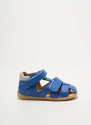 Sandales/nu pieds matière lisse bout rond bleu BABYBOTTE garcon
