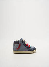 Bottillons fermeture zip et lacets bout rond bleu PRIMIGI garcon