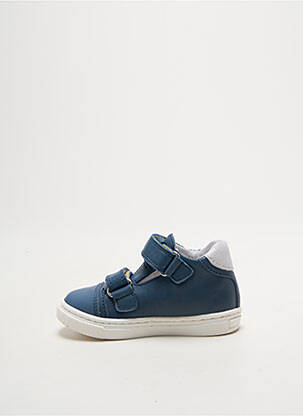 Bottillons fermeture scratch bout rond bleu BABYBOTTE garçon