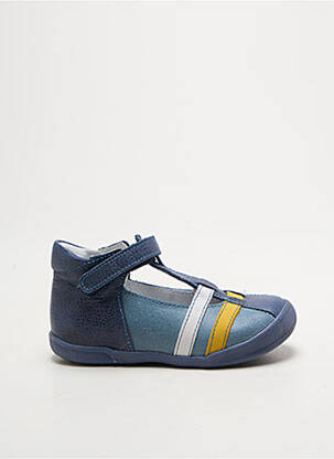 Ballerines voute plantaire bout rond bleu MINIBEL fille