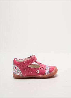 Bottillons fermeture scratch bout rond rose PRIMIGI fille