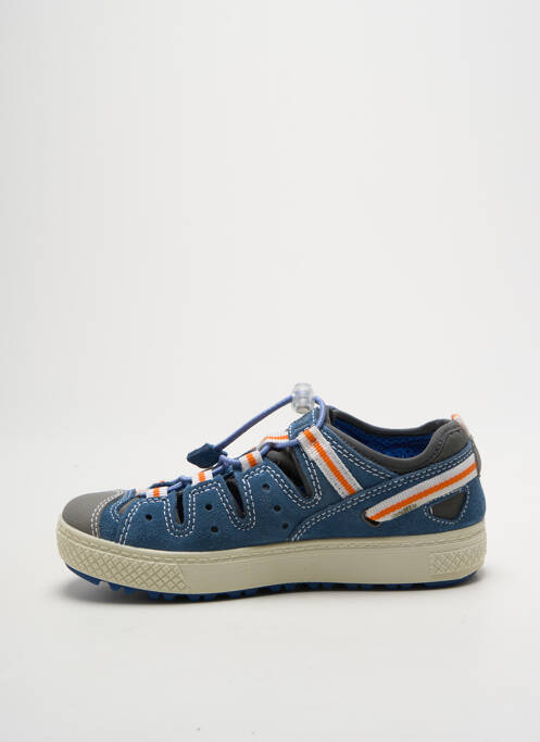 Baskets fermeture elastique bout rond bleu PRIMIGI garcon