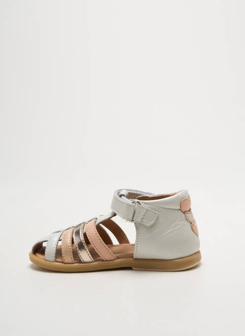 Sandales/nu pieds bout rond chiquet rose BABYBOTTE fille