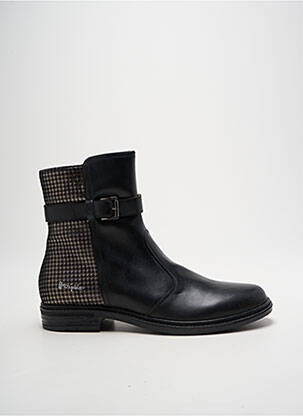 Bottines/boots matière lisse talon plat jusqu'à 3cm noir BABYBOTTE femme