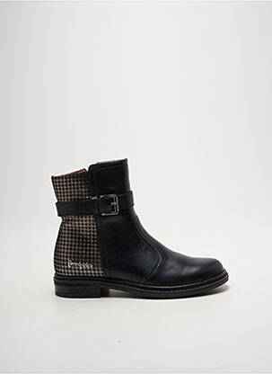 Bottines/boots matière lisse talon bas noir BABYBOTTE fille